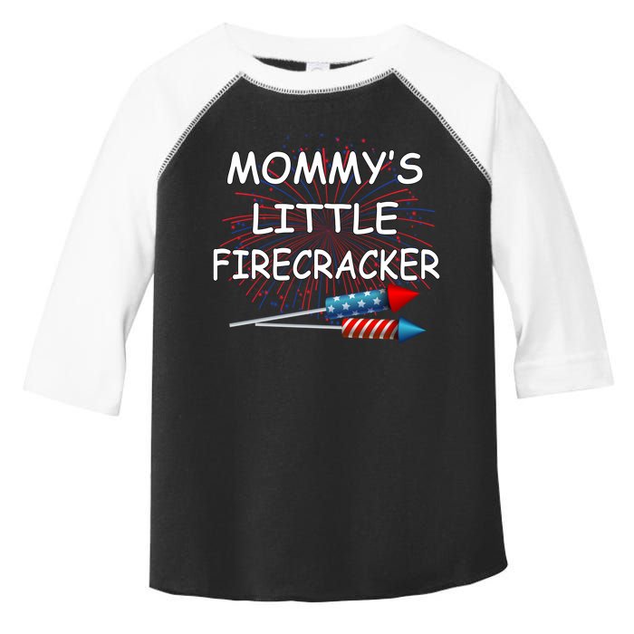 Mommy's little Firecracker Toddler Fine Jersey T-Shirt