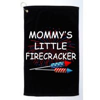 Mommy's little Firecracker Golf Towel