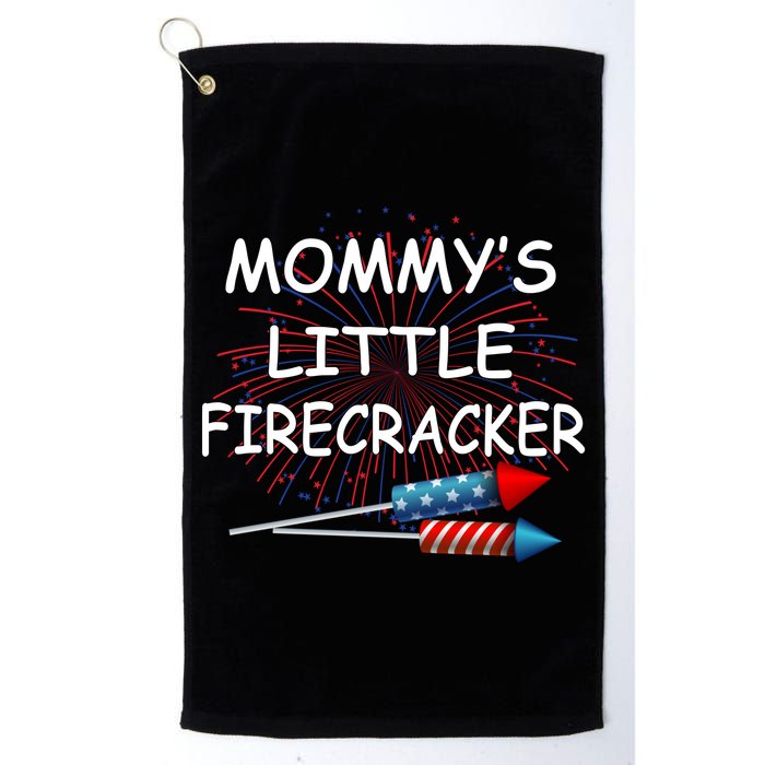 Mommy's little Firecracker Golf Towel