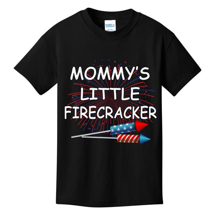 Mommy's little Firecracker Kids T-Shirt