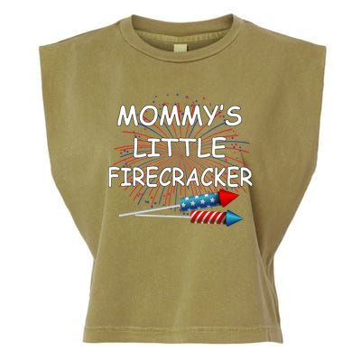 Mommy's little Firecracker Garment-Dyed Women's Muscle Tee