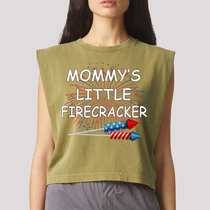 Mommy's little Firecracker Garment-Dyed Women's Muscle Tee