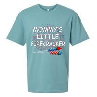 Mommy's little Firecracker Sueded Cloud Jersey T-Shirt