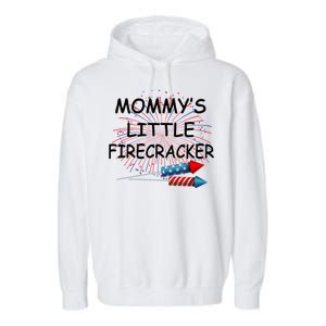 Mommy's little Firecracker Garment-Dyed Fleece Hoodie