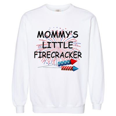 Mommy's little Firecracker Garment-Dyed Sweatshirt