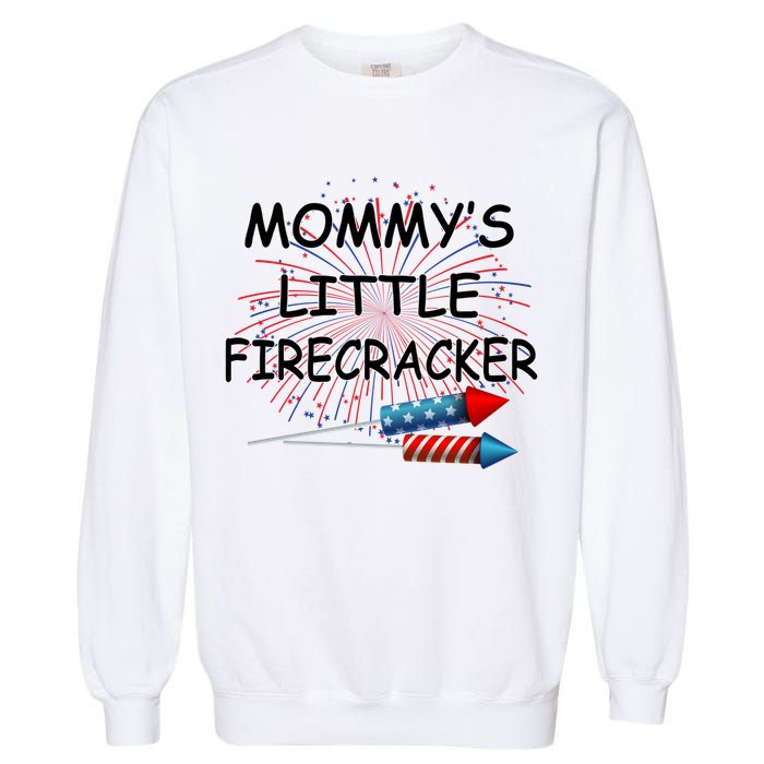 Mommy's little Firecracker Garment-Dyed Sweatshirt