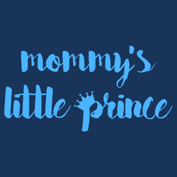 Mommy's Little Prince 7 Panel Mesh Trucker Snapback Hat