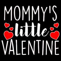 Mommy's Little Valentine Hearts Love Cooling Performance Crew T-Shirt