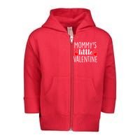 Mommy's Little Valentine Hearts Love Toddler Zip Fleece Hoodie