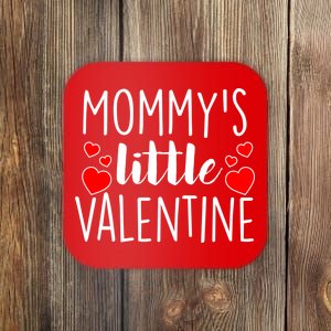 Mommy's Little Valentine Hearts Love Coaster