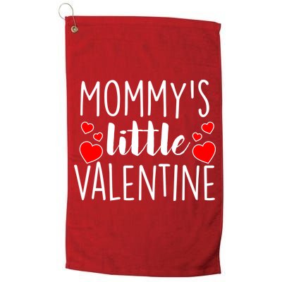 Mommy's Little Valentine Hearts Love Golf Towel