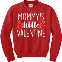 Mommy's Little Valentine Hearts Love Kids Sweatshirt