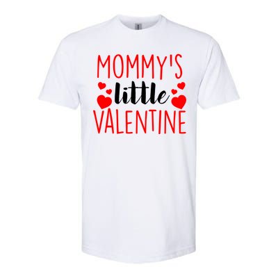 Mommy's Little Valentine Hearts Love Softstyle® CVC T-Shirt