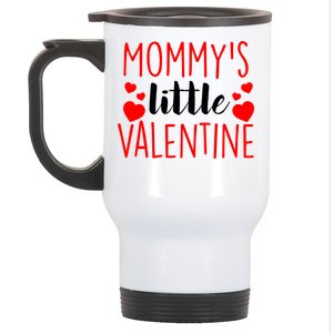 Mommy's Little Valentine Hearts Love Stainless Steel Travel Mug