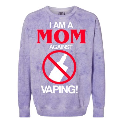 Moms Against Vaping Colorblast Crewneck Sweatshirt