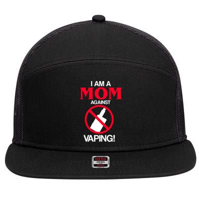 Moms Against Vaping 7 Panel Mesh Trucker Snapback Hat
