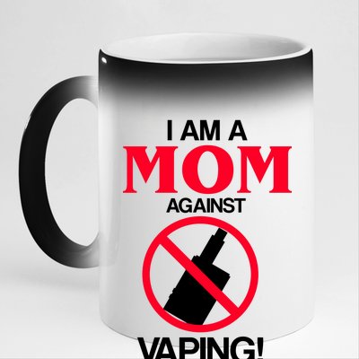 Moms Against Vaping 11oz Black Color Changing Mug