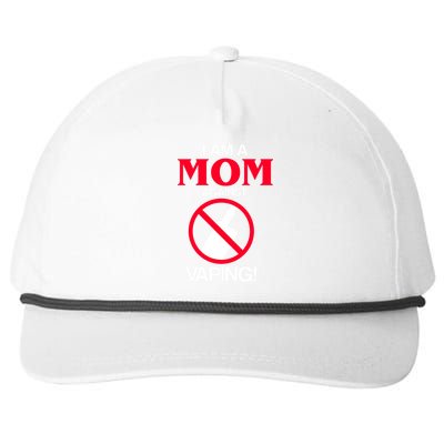 Moms Against Vaping Snapback Five-Panel Rope Hat