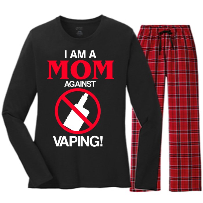 Moms Against Vaping Women's Long Sleeve Flannel Pajama Set 