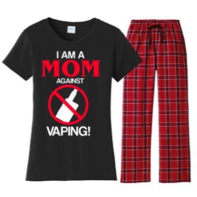 Moms Against Vaping Women's Flannel Pajama Set