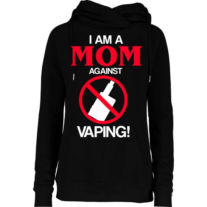 Moms Against Vaping Womens Funnel Neck Pullover Hood