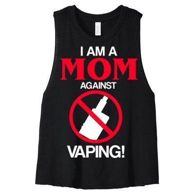 Moms Against Vaping Women's Racerback Cropped Tank