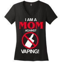 Moms Against Vaping Women's V-Neck T-Shirt