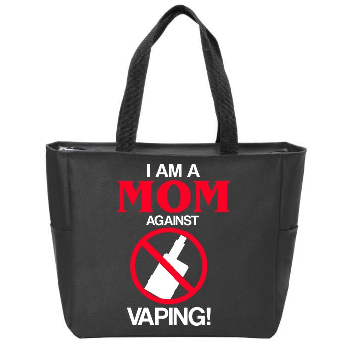 Moms Against Vaping Zip Tote Bag