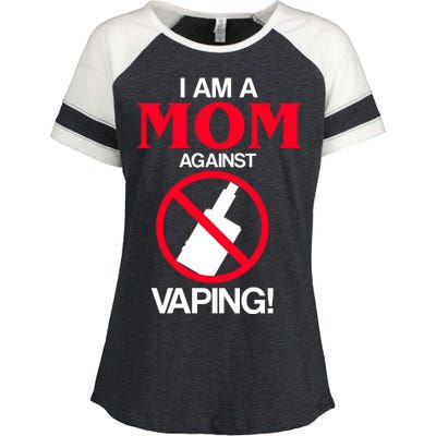 Moms Against Vaping Enza Ladies Jersey Colorblock Tee