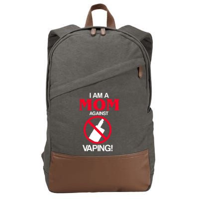 Moms Against Vaping Cotton Canvas Backpack