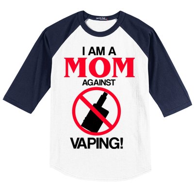 Moms Against Vaping Baseball Sleeve Shirt