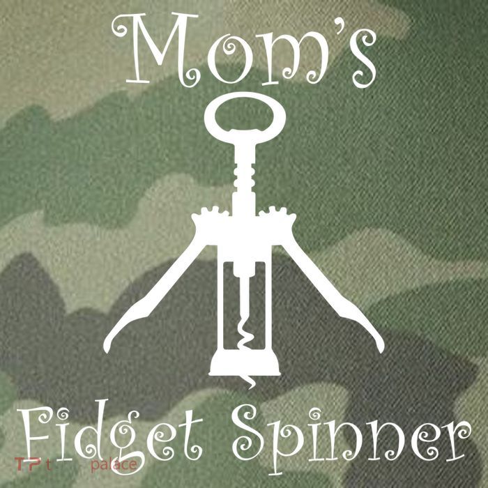 Mom's Fidget Spinner Wine Bottle Opener Legacy Tie Dye Trucker Hat