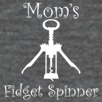 Mom's Fidget Spinner Wine Bottle Opener T-Shirt