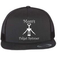 Mom's Fidget Spinner Wine Bottle Opener Flat Bill Trucker Hat