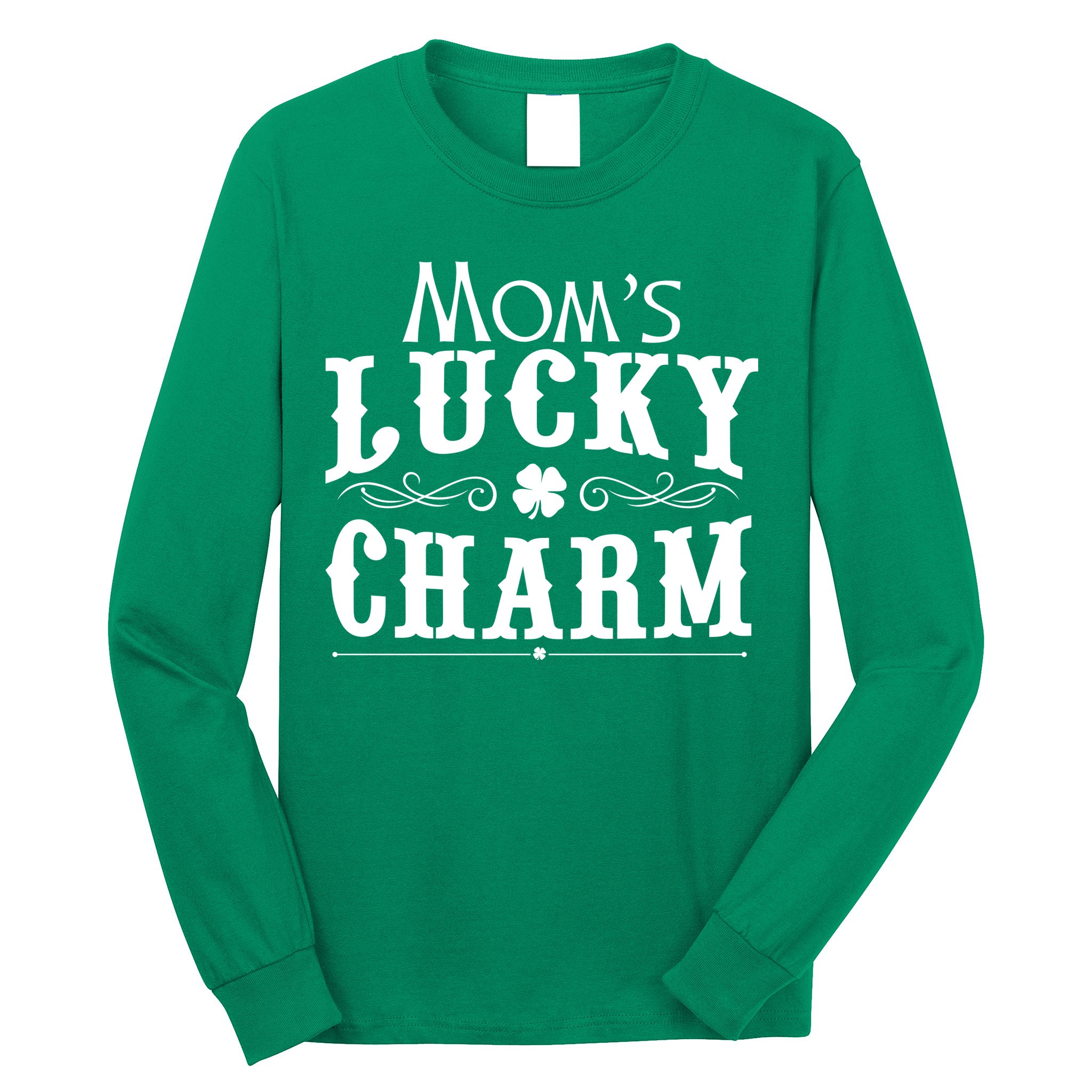 Mom's Lucky Charm Long Sleeve Shirt