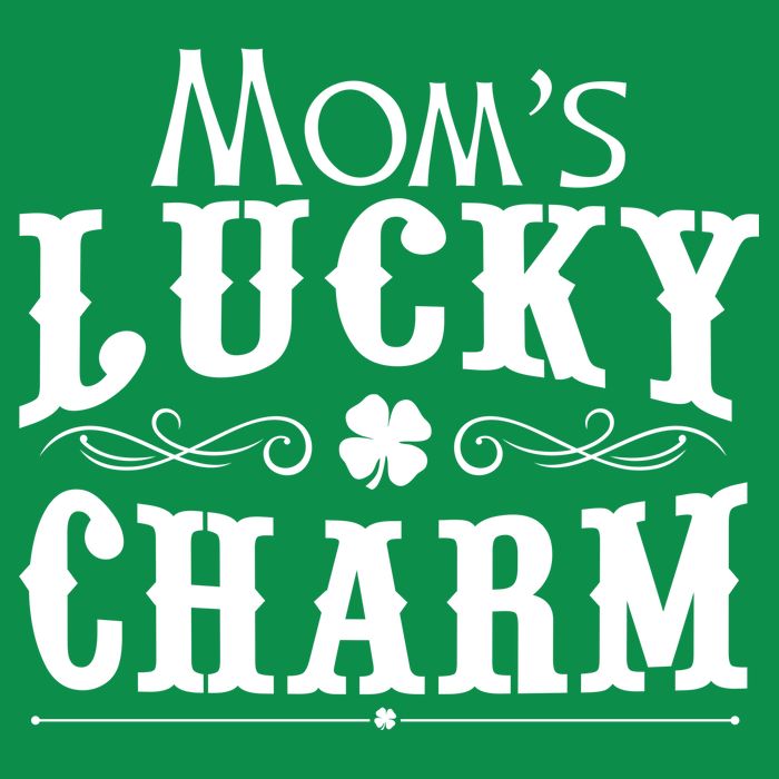 Mom's Lucky Charm Button