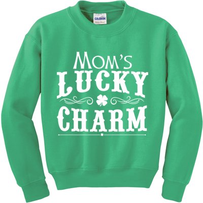 Mom's Lucky Charm Kids Sweatshirt
