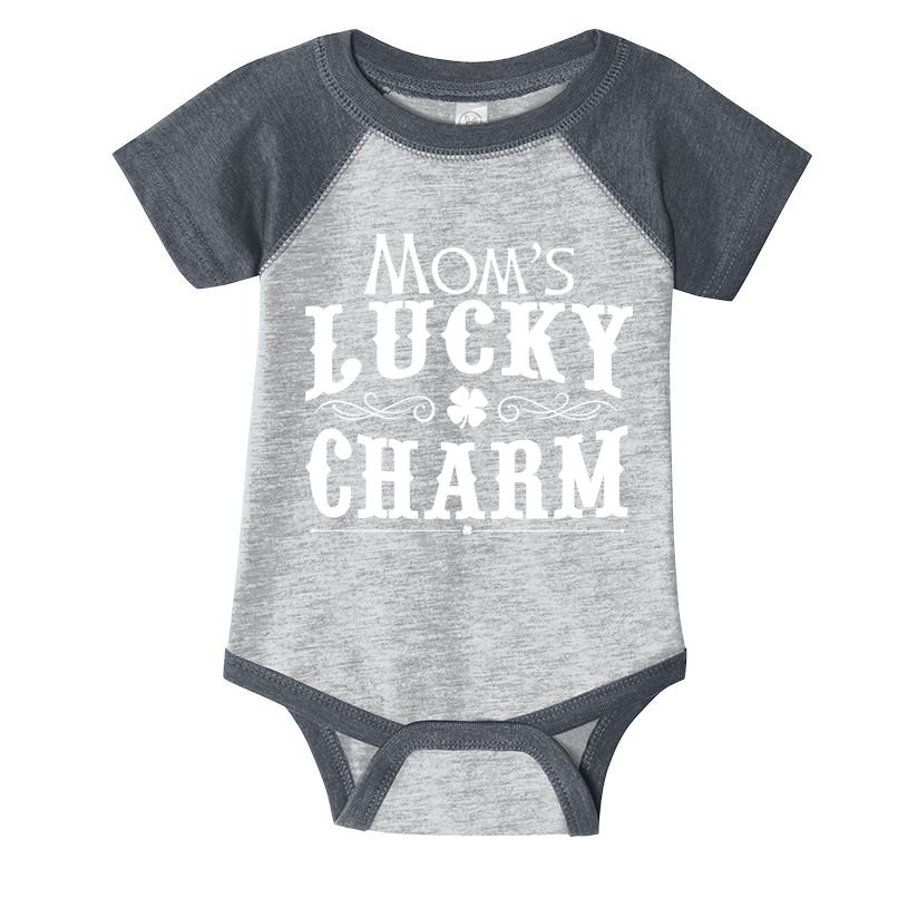 Mom's Lucky Charm Infant Baby Jersey Bodysuit