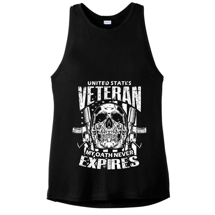 My Oath Never Expires Veteran Ladies PosiCharge Tri-Blend Wicking Tank