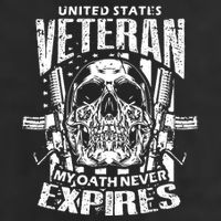 My Oath Never Expires Veteran 7 Panel Mesh Trucker Snapback Hat