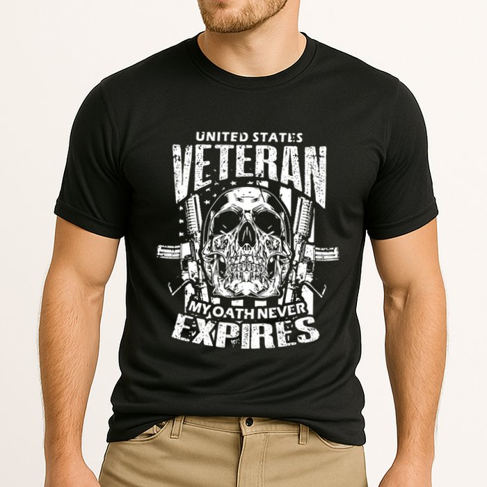 My Oath Never Expires Veteran Cooling Performance Crew T-Shirt
