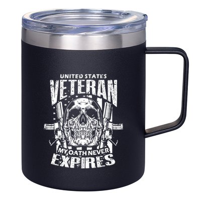 My Oath Never Expires Veteran 12oz Stainless Steel Coffee Mug