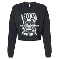 My Oath Never Expires Veteran Cropped Pullover Crew