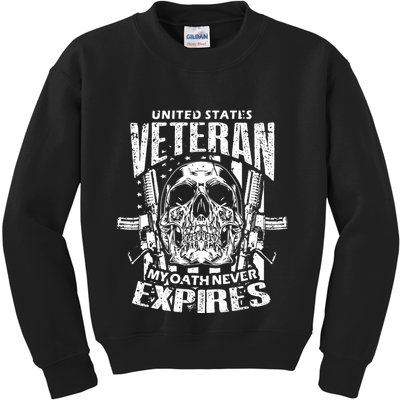 My Oath Never Expires Veteran Kids Sweatshirt