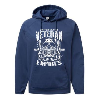 My Oath Never Expires Veteran Performance Fleece Hoodie