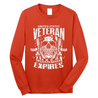 My Oath Never Expires Veteran Long Sleeve Shirt