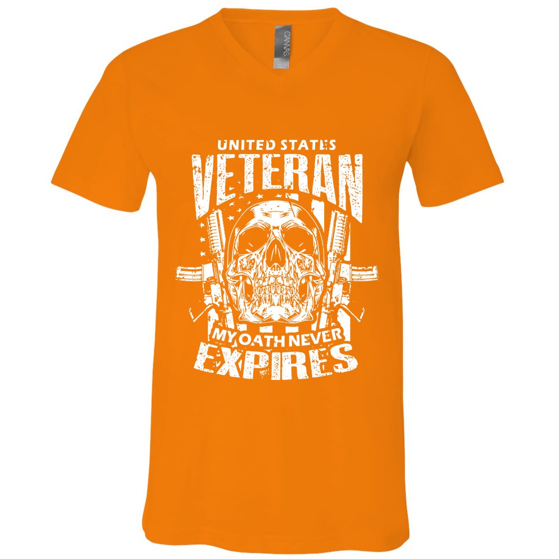 My Oath Never Expires Veteran V-Neck T-Shirt