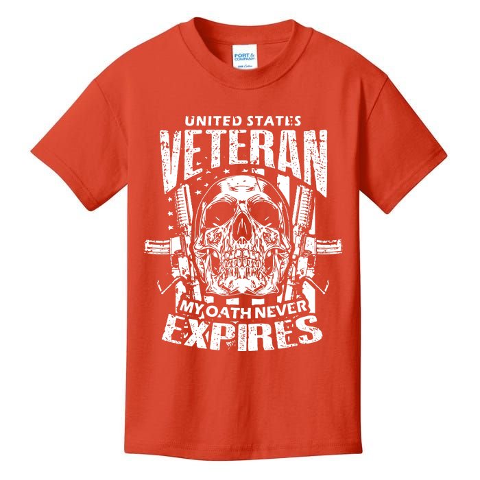 My Oath Never Expires Veteran Kids T-Shirt