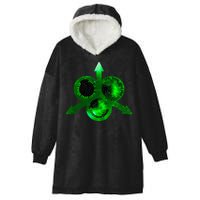Mark Of Nurgle Green Galaxy Everything Must End Quote Hooded Wearable Blanket