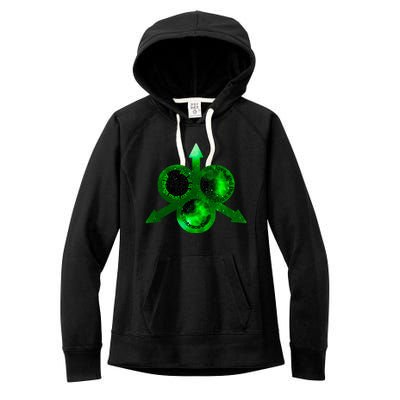 Mark Of Nurgle Green Galaxy Everything Must End Quote Women's Fleece Hoodie